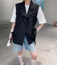 现货结马甲，女装马甲，妮斯娜美