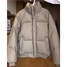 cleanfit短款PU皮立领面包棉服潮牌外套袄NL02纯色P70刺绣P80，男装棉衣，电商D256-1(原A064-1)