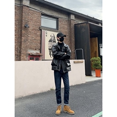 秋冬牛仔裤男休闲裤长裤机车风痞帅搭配马丁1412-2/505/P65，男装牛仔裤，星座1412-2