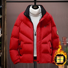 冬季加厚棉衣男休闲时尚青年立领棉衣百搭棉服外套M1801-P78，男装棉衣，星座310B-3