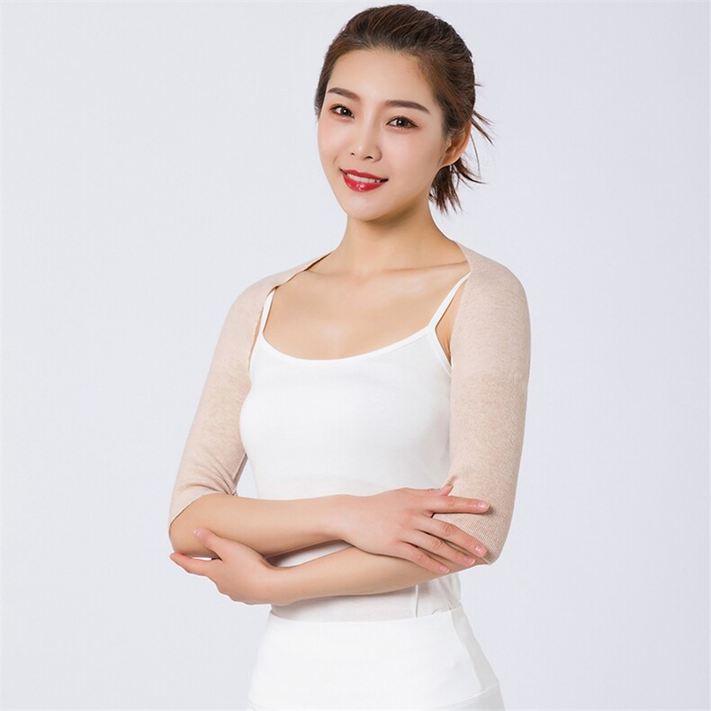 时尚保暖护肩开衫舒适百搭长袖短袖针织衫秋冬季必备单品,饰品周边,晨宏羊绒