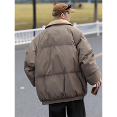 翻领工装加厚冬保暖面包棉服外套男女情侣装高级感棉衣TTM56P76，男装棉衣，星座1013-5