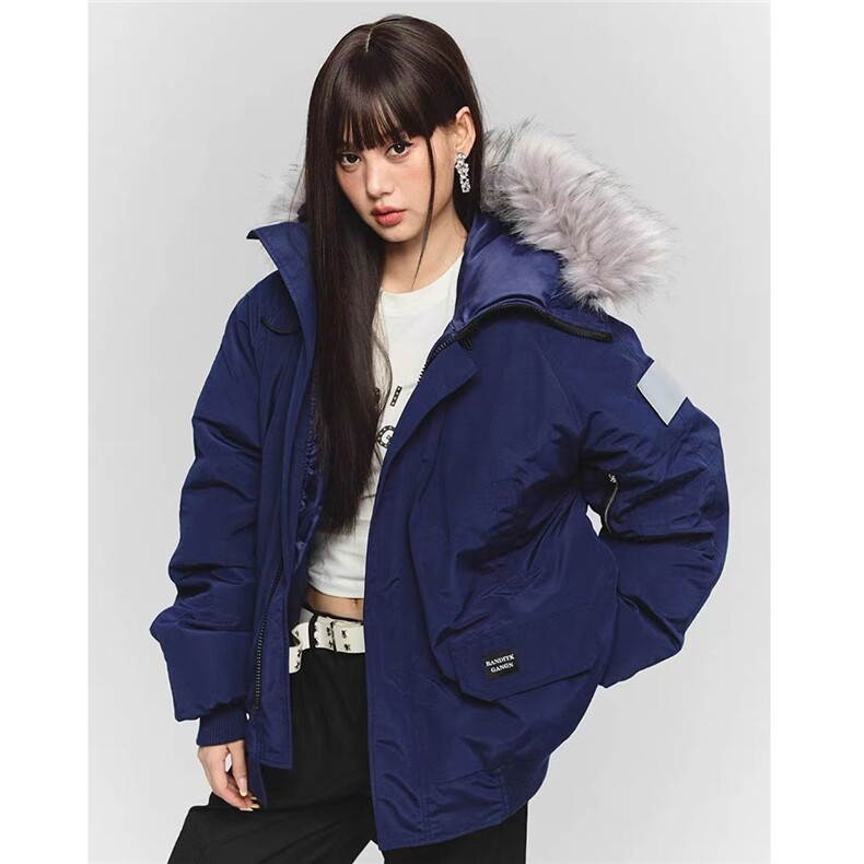美式复古棉袄派克服毛领棉服冬季加厚保暖棉衣女MY77917P138控198,男装棉衣,星座226-2