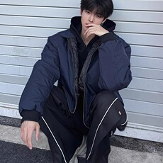 美式vibe复古翻领飞行夹克保暖加棉棉服短款外套男上衣JQ102，男装夹克，星座1116A（原606A-3）