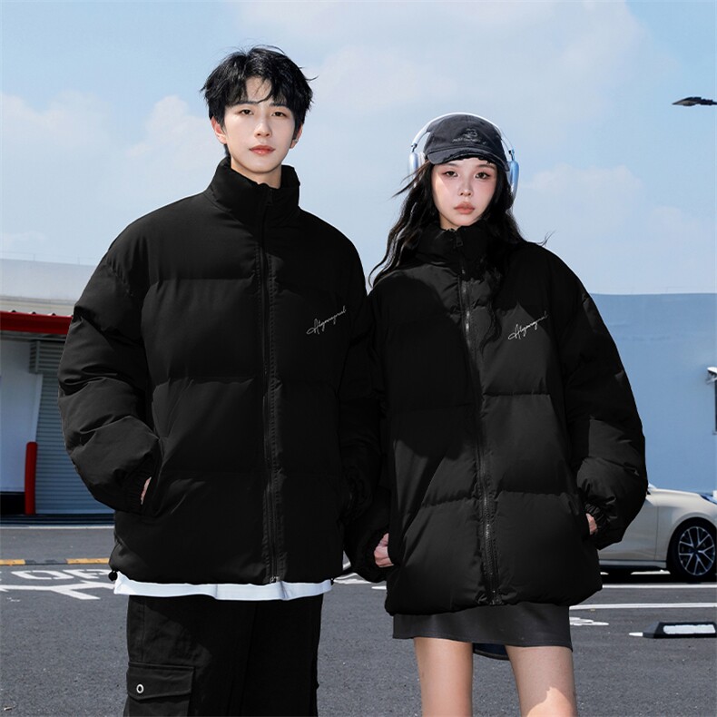 字母印花棉衣冬DT2655-TP5098潮牌休闲青少年高街面包服男，男装棉衣，电商A102