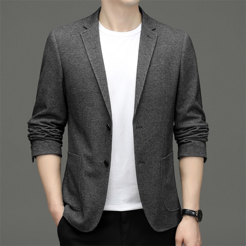 BF22612钱塘2020-2中年男士春秋新款百搭时尚简约西服货稳P165,男装西服,钱塘207-2