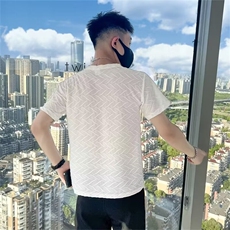 夏季痞帅T恤男时尚潮牌白色半袖男装短袖2024新款夏装上衣体恤，男装T恤，星座1013