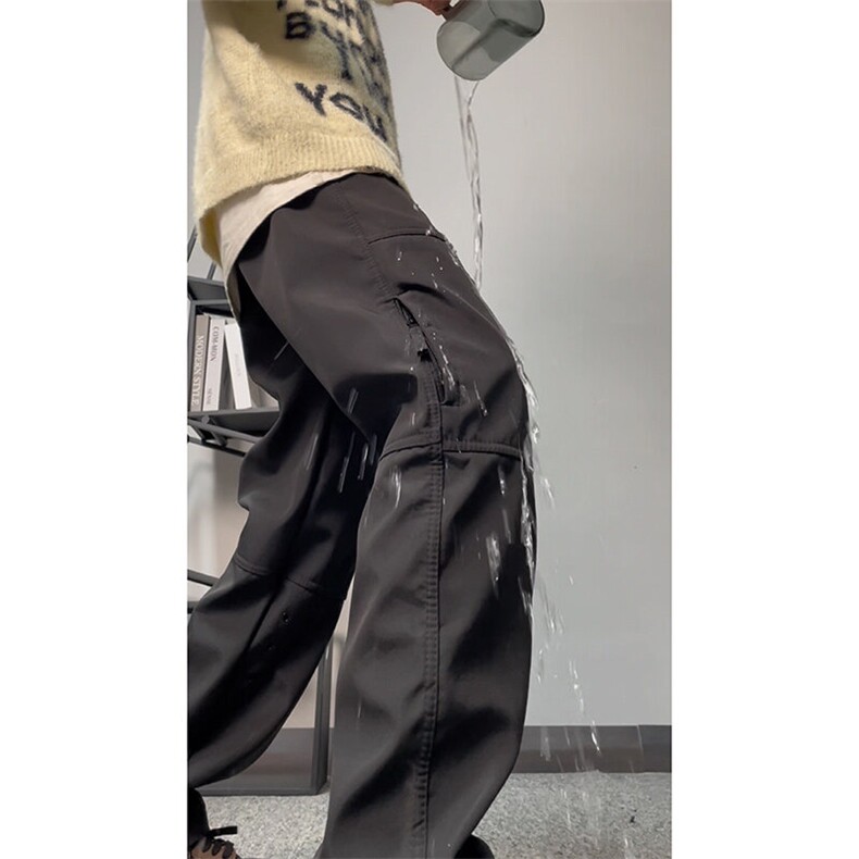 现货高品质vibe美式防风防水冲锋裤常规45加绒55,男装休闲裤,星座310A-4