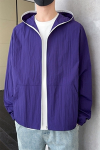 冰丝超薄防晒衣服男士夏季新款宽松休闲凉感透气外套Q5519-特P30图片