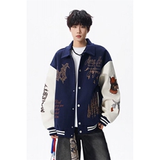 网络图现货潮流文艺时尚新款百搭原宿气质简约慵懒夹克JWT66-P65，男装夹克，星座715-7
