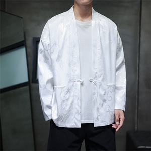 2025秋装新款 加厚龙纹夹克开衫外套 唐装汉服 潮流 2512-P50图片