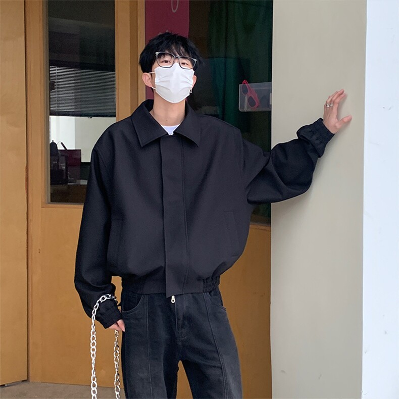 特P88无差价新款百搭拉链春秋时尚夹克外套-HJ5702港风,男装夹克,电商A003