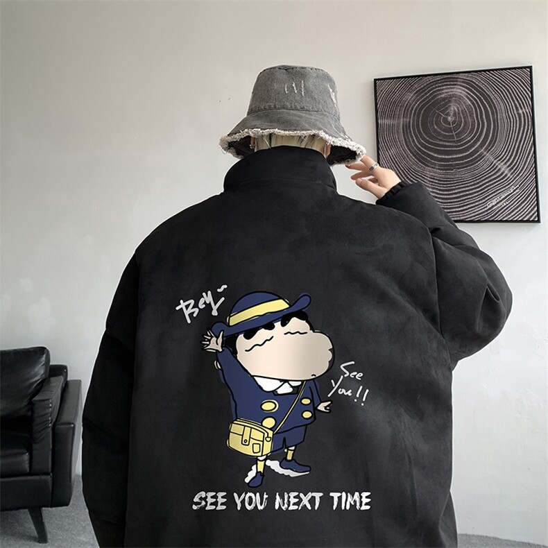 麂皮绒棉衣男大码立领棉袄子男羽绒棉服JM87240-P110,男装棉衣,电商A040