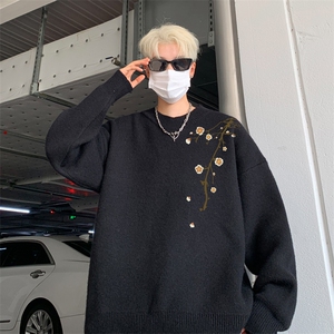 高质量！秋冬季半高领毛衣男加绒加厚线衣男针织衫男MY216-特p38图片