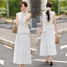 2026年夏季法式气质淑女BAO款新款两件套装，女装套装/套裙，依如秀(原杭风阁)