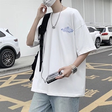 夏季潮牌男士短袖t恤男潮流上衣情纯棉精梳190克C33P35，男装T恤，星座1116-2