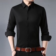 E1801钱塘2020-2秋冬高品质男士常规纯色衬衫P55主推，男装衬衫，钱塘207-2