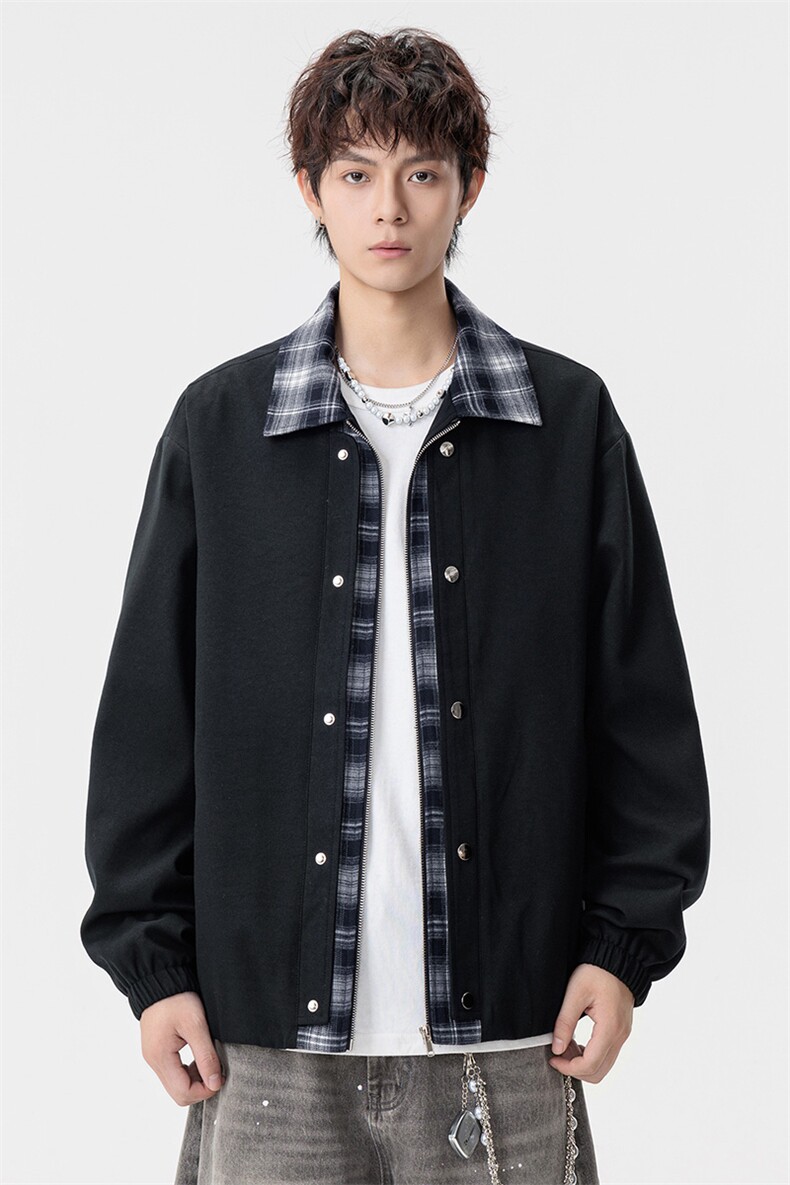 美式大码休闲夹克外套8561-P75控159大码元,男装夹克,星座209