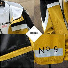 秋季新款夹克男士外套春秋款上衣休闲男装衣服外衣潮DS935T，男装夹克，电商A102