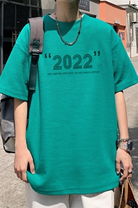 ！2023夏季男士华夫格短袖T恤潮流情侣半袖TXH211P25图片