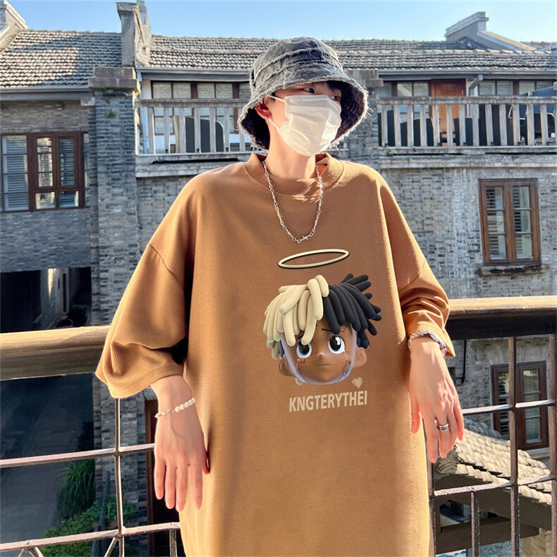 夏季华夫格短袖t恤半袖男特HT436特p18控38,男装T恤,电商B370