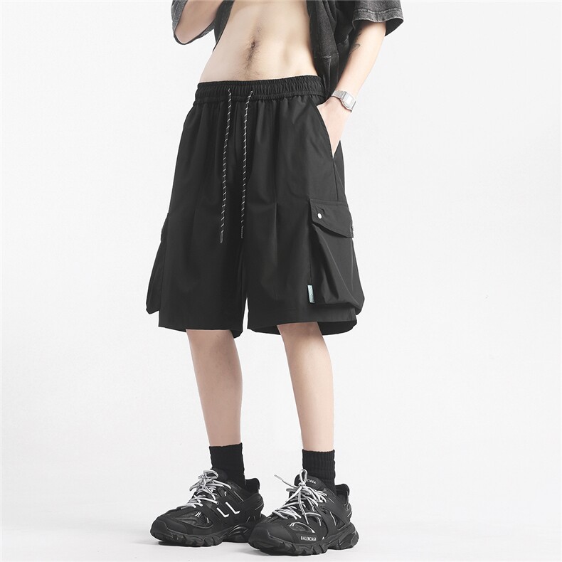 夏季短裤男宽松工装裤五分裤D329-QM719-特P35-控58图片