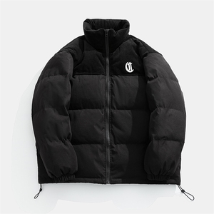 日系平铺 灯芯绒拼接刺绣加厚面包服潮牌立领棉衣J5043-P110控178图片