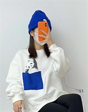 现货，小熊猫款卫衣，女装卫衣/绒衫，D3N