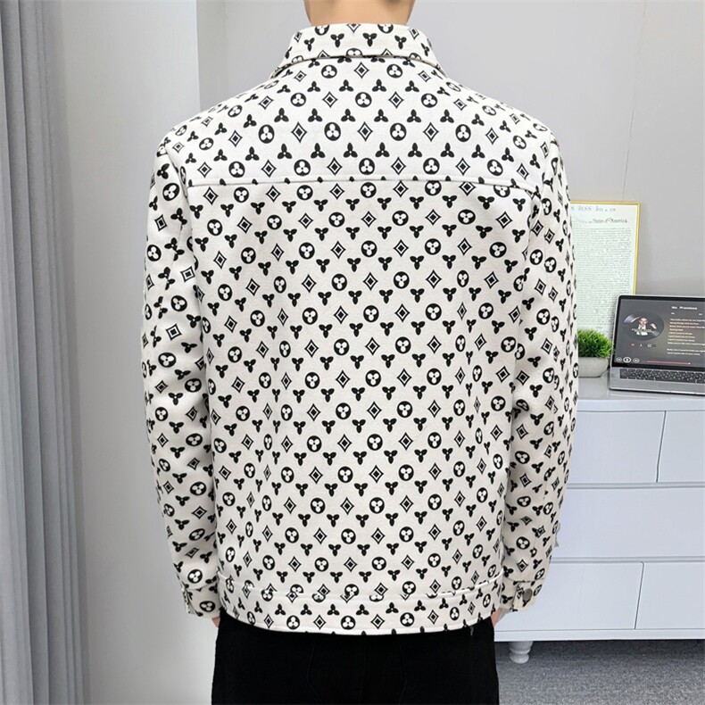 2025新款潮流休闲百搭帅气翻领工装夹克男装衣服1018-JK910-P85,男装棉衣,星座1018