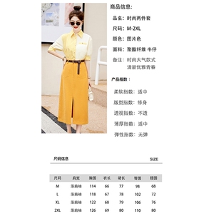 成套搭配职业套装女2025夏装新款今年流行巨好看超火时尚两件套裙图片