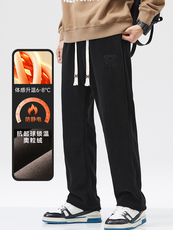 A178-1DY518AP85雪尼尔面料秋冬季加绒美式休闲卫裤，男装休闲裤，电商A178-1
