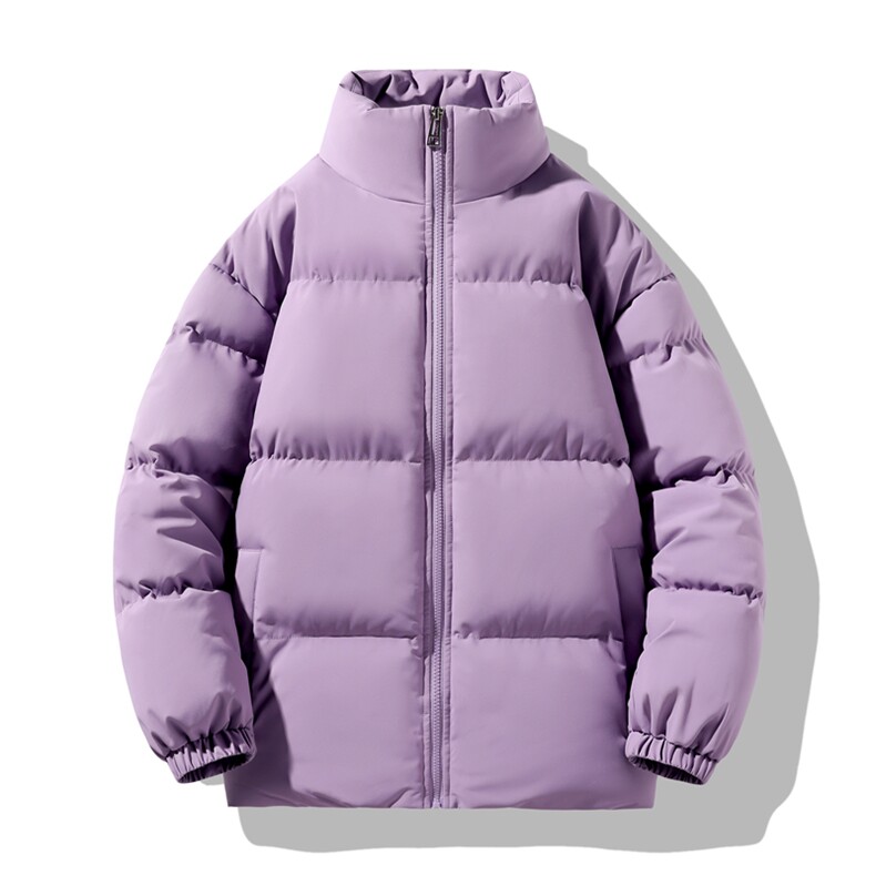 9976-P60 冬季宽松情侣棉衣面包服（八个色）深度库存图片
