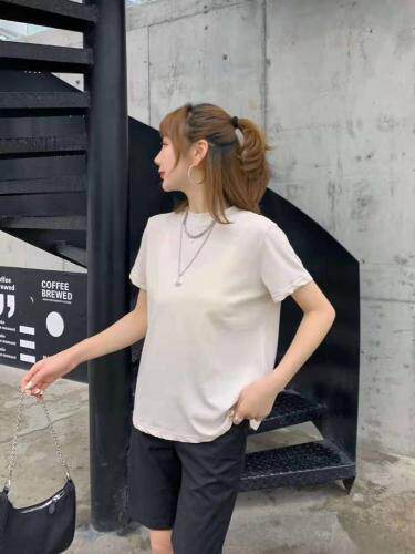 AX8010简约设计光版T，女装，L·H·X