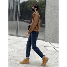 搭配马丁靴的牛仔裤男秋冬修身休闲裤机车风痞帅1412-2/505/P65，男装牛仔裤，星座1412-2