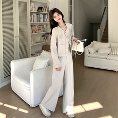 26新品法式小香风毛边套装2C236-9015-P185-K298，女装套装/套裙，2C236
