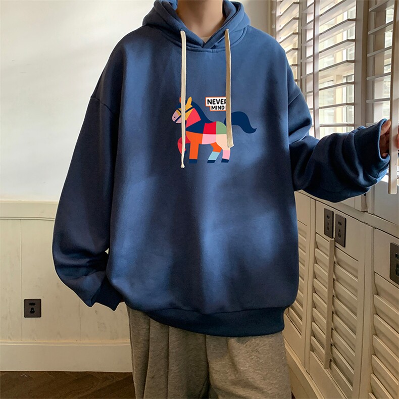 连帽卫衣男大码胖子帽衫大号运动服WY2458-P35,男装卫衣,电商A040