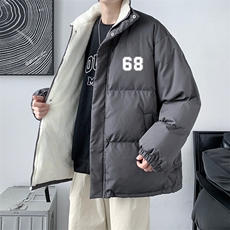秋冬港风加绒加厚棉衣夹克外套立领棉袄XZ102A-4-MY1068-P75，男装夹克，星座211-2
