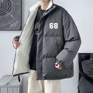 秋冬港风加绒加厚棉衣夹克外套立领棉袄XZ102A-4-MY1068-P75图片