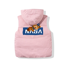 NASA棉马甲男士大码加厚棉背心男坎肩男网格MJ47247-P80，男装背心/马甲，电商A040A