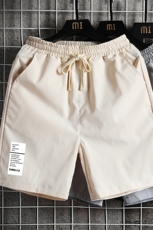 DK39045-P15港风休闲短裤男士大码运动五分裤男中裤男马裤网格，男装休闲裤，电商A040A