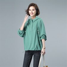 2021秋冬新款套头卫衣休闲宽松303款，女装卫衣/绒衫，秋牧寒烟