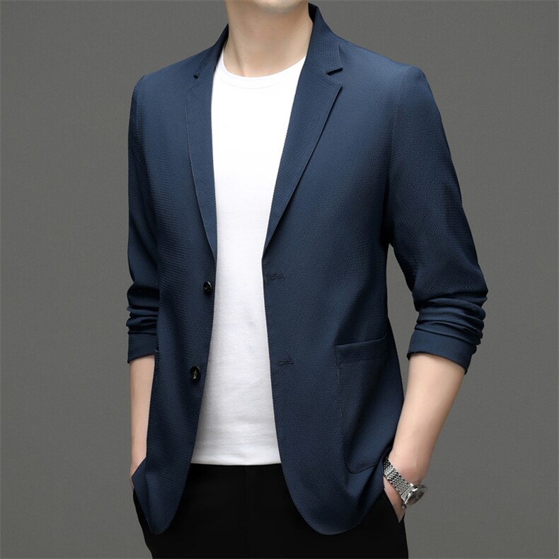 春季新款西装男西服简约外套西服商务休闲小西装单西，男装西服，电商B360