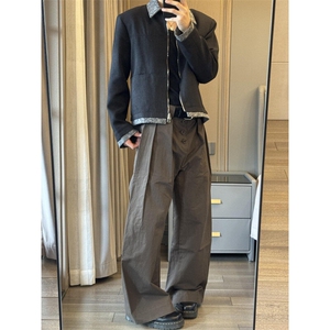 【有货】CLY6628CC-特P85 小香风拼接翻领夹克外套男高级感图片