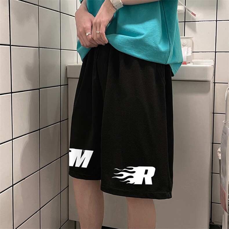 冰丝短裤男士大码宽松休闲五分裤男运动中裤MK37312-P15,男装休闲裤,电商A040