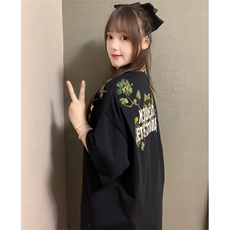 万针全刺绣工艺抖音得物高品质260克重磅纯棉双纱美式高街短袖T恤，男装T恤，电商A486