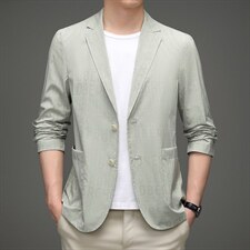 BB8835钱塘2020-2夏季防晒精品男士单西薄款商务休闲P110,男装西服,钱塘207-2