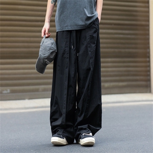903-WK73-特P58  S-XXL 银亮光运动条纹弯刀速干裤！现货！2图片