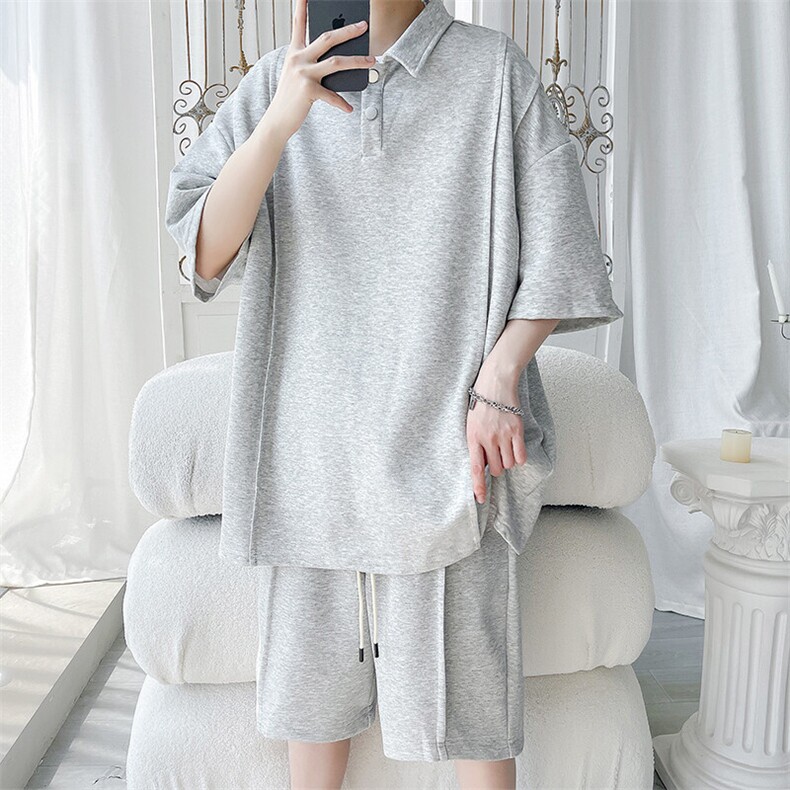 夏季POLO衫设计感运动套装T3632特P30控58/DK8607特P25控48,男装Polo衫,电商A007