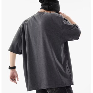 GENIOLAMODE长袖男士打底衫休闲宽松圆领卫衣秋冬内搭T恤印花潮牌图片