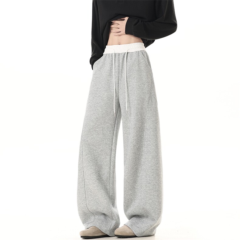 美式腰头撞色拼接卫裤男春季新款cleanfit慵懒感DGWK2028特批35,男装休闲裤,电商A042